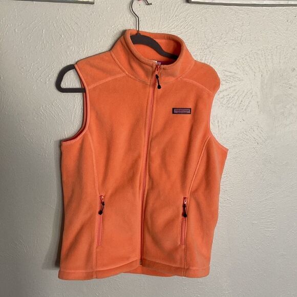 Vineyard Yard vest peach color NWOT size small felt material - Picture 1 of 8